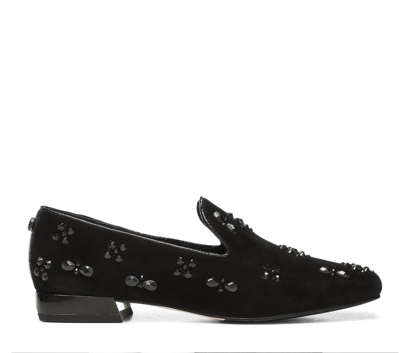 DONALD PLINER Women's Adeline Flats in black - women's flats - detail view