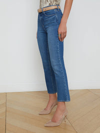 L'Agence - Mira Cropped Micro Boot Cut Pants
