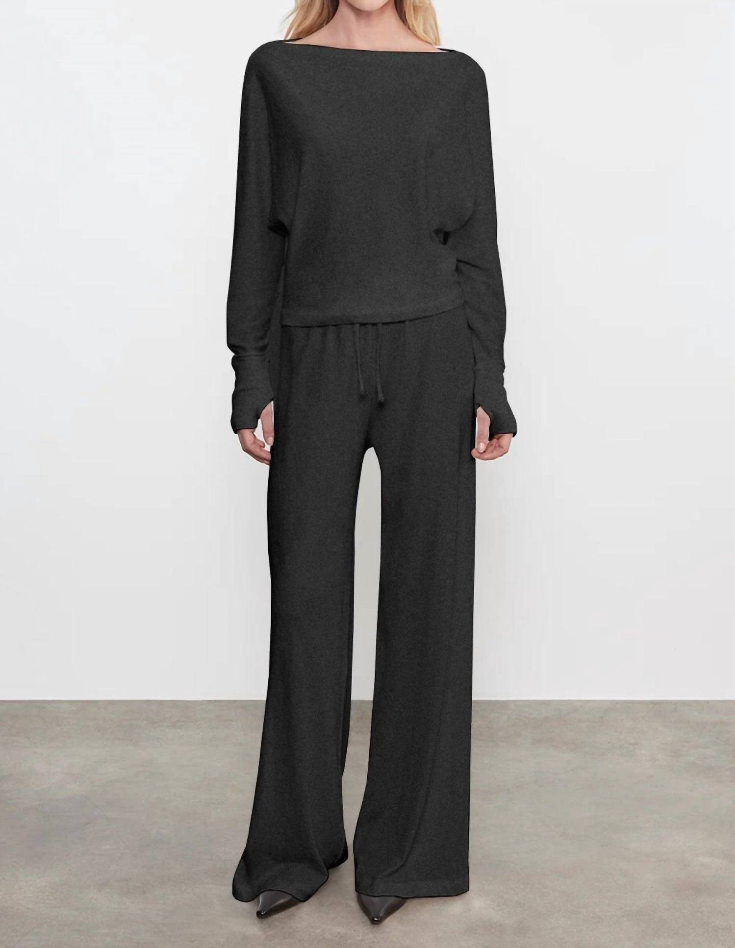 Enza Costa - Cashmere Drawcord Pant