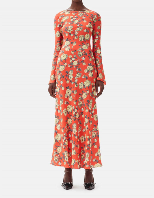 Ganni - Printed Maxi Dress