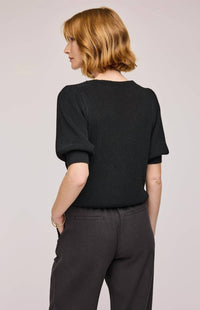 Gentle Fawn - V-neck Short Sleeve Knit Top