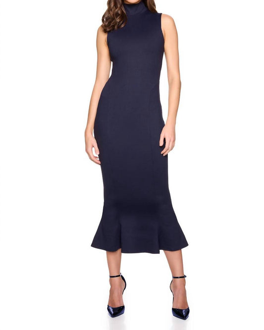 Susana Monaco - Mock Neck Sleeveless Midi Dress