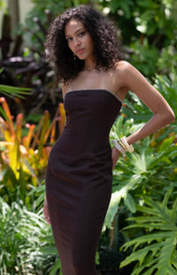 Rococo Sand - Strapless Maxi Dress