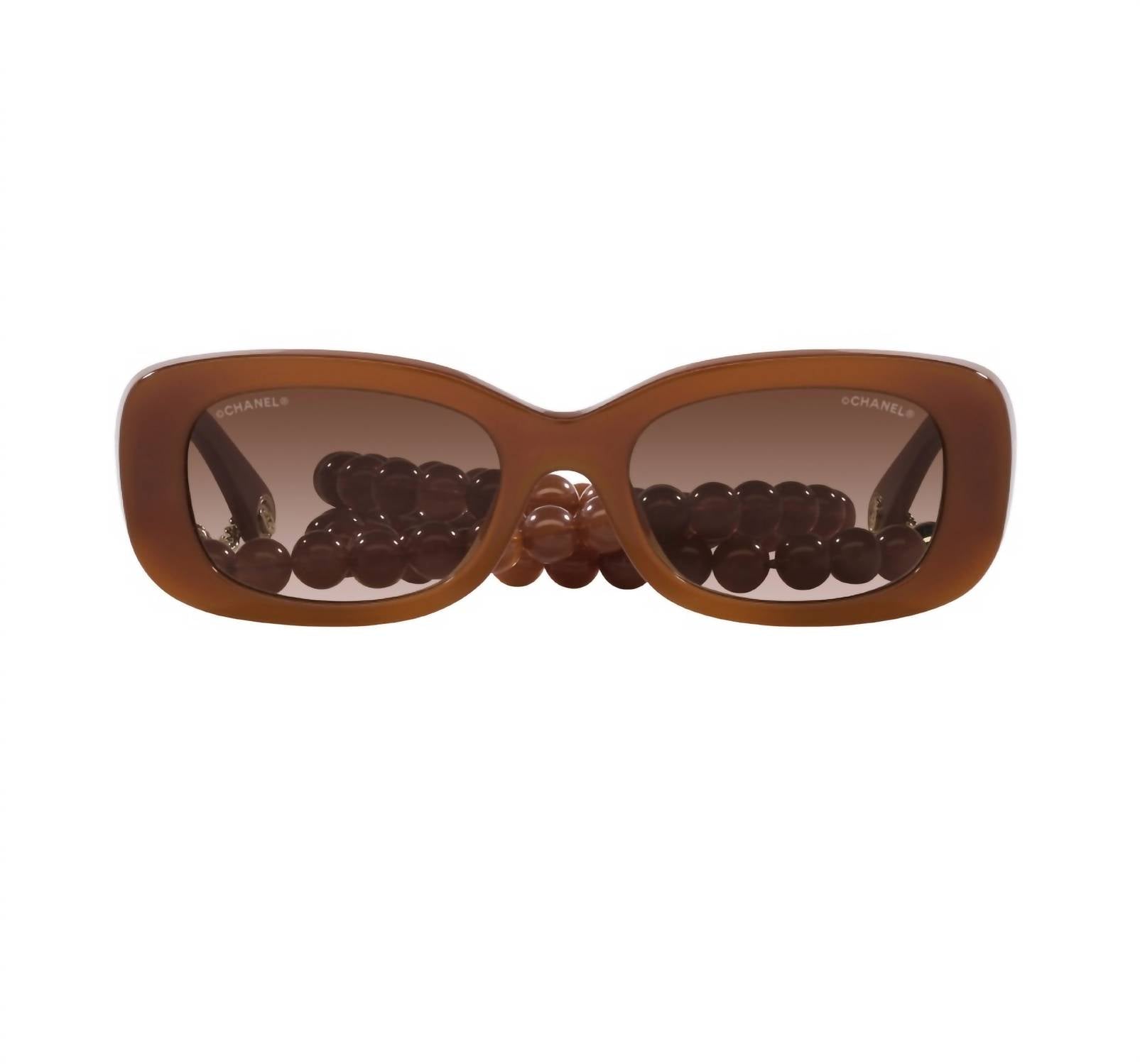 Chanel - Rectangle Chain Non Polarized Sunglasses 5488 - 1722s5
