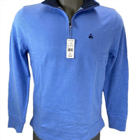 Brooks Brothers - Men's Sueded Jersey Half-zip Pullover