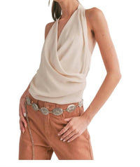 Sage The Label - Dreamy Surplice Halter Top