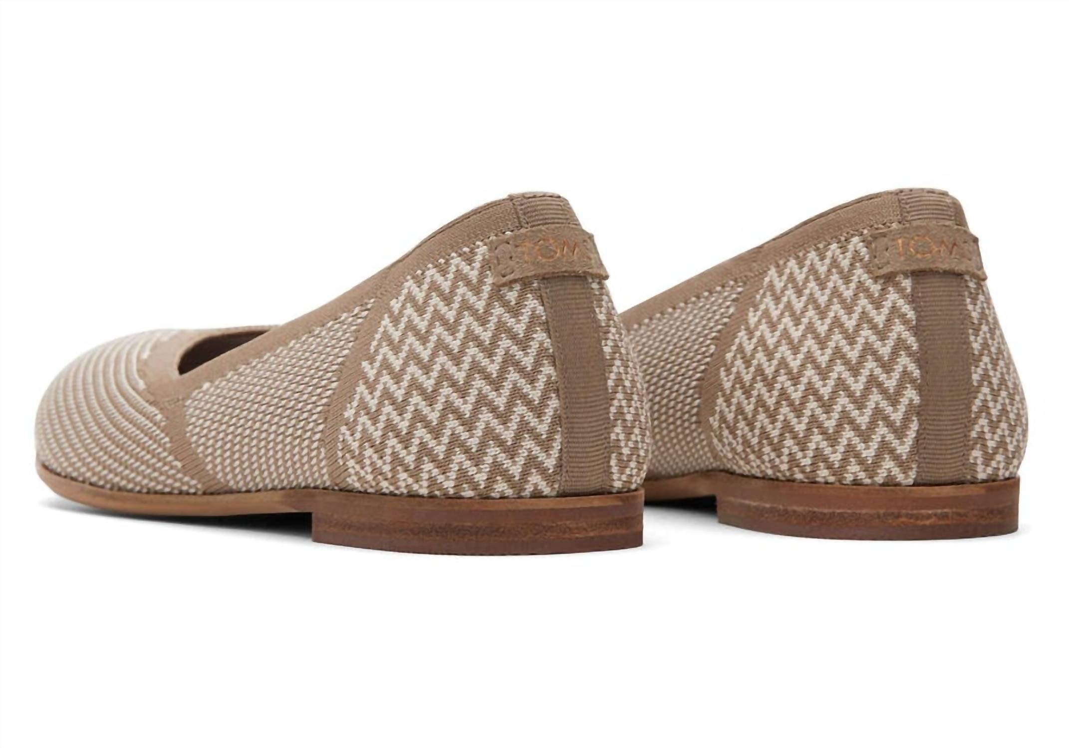 Toms - Women's Jutti Neat Knit Flat