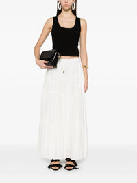 SIMKHAI Uri Tank Top in black - women's tank top - detail view
