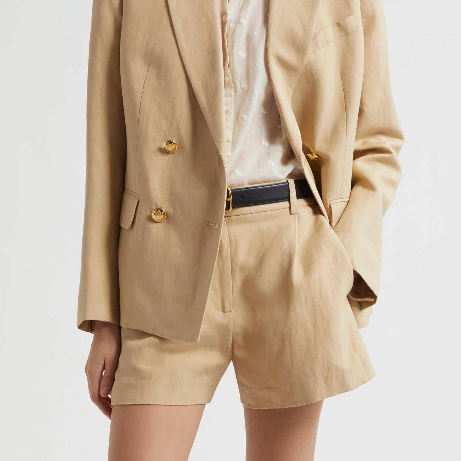 Nili Lotan - Beatrice Linen Silk Blend Short