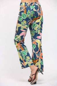 Fate By Lfd - Tropical Print Flare Pants