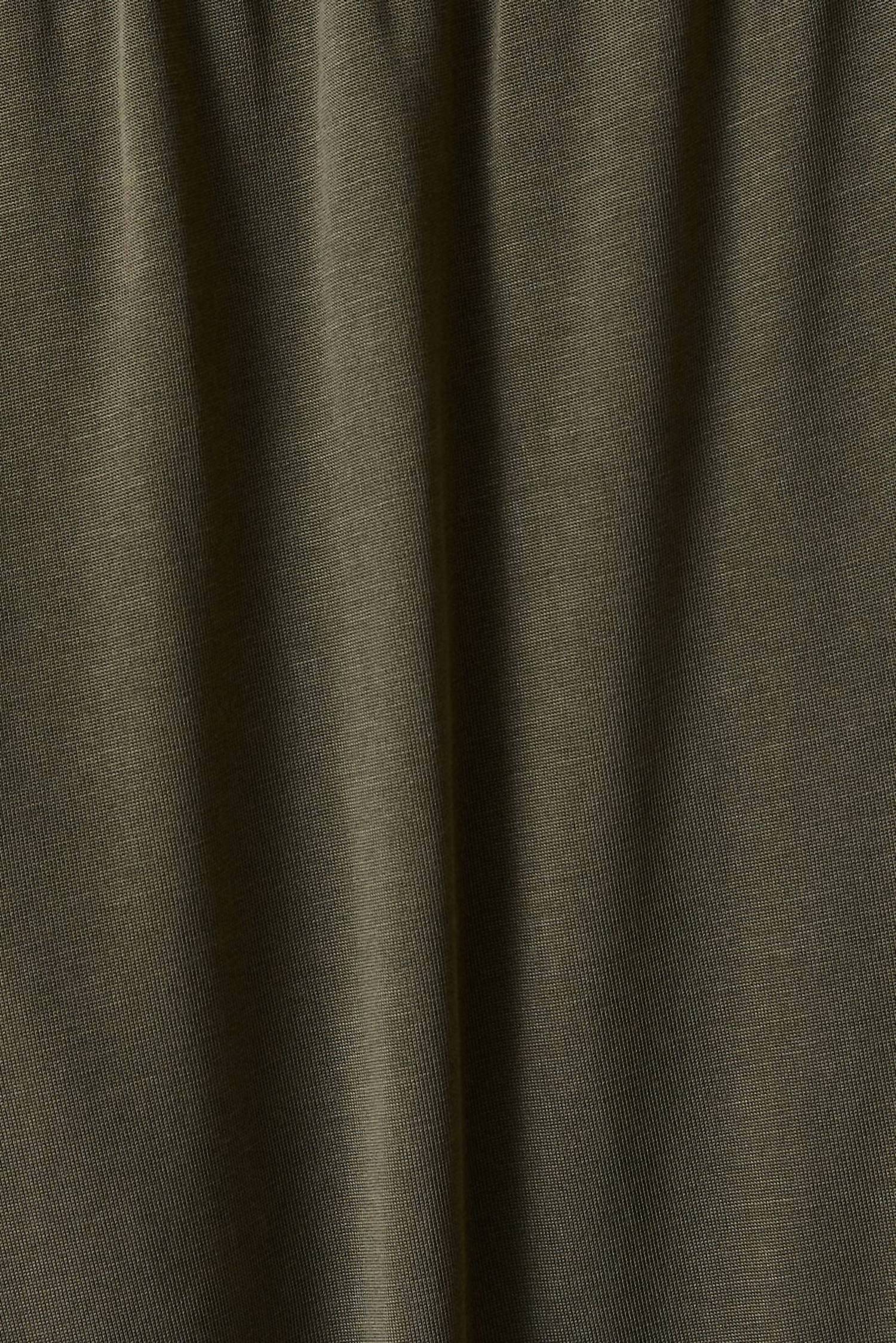 GILLI Elastic Waist Drawstring Wide Leg Pants in olive - women's pants - view 8