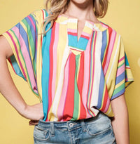 Ces Femme - Wildflower Short Sleeve Tunic