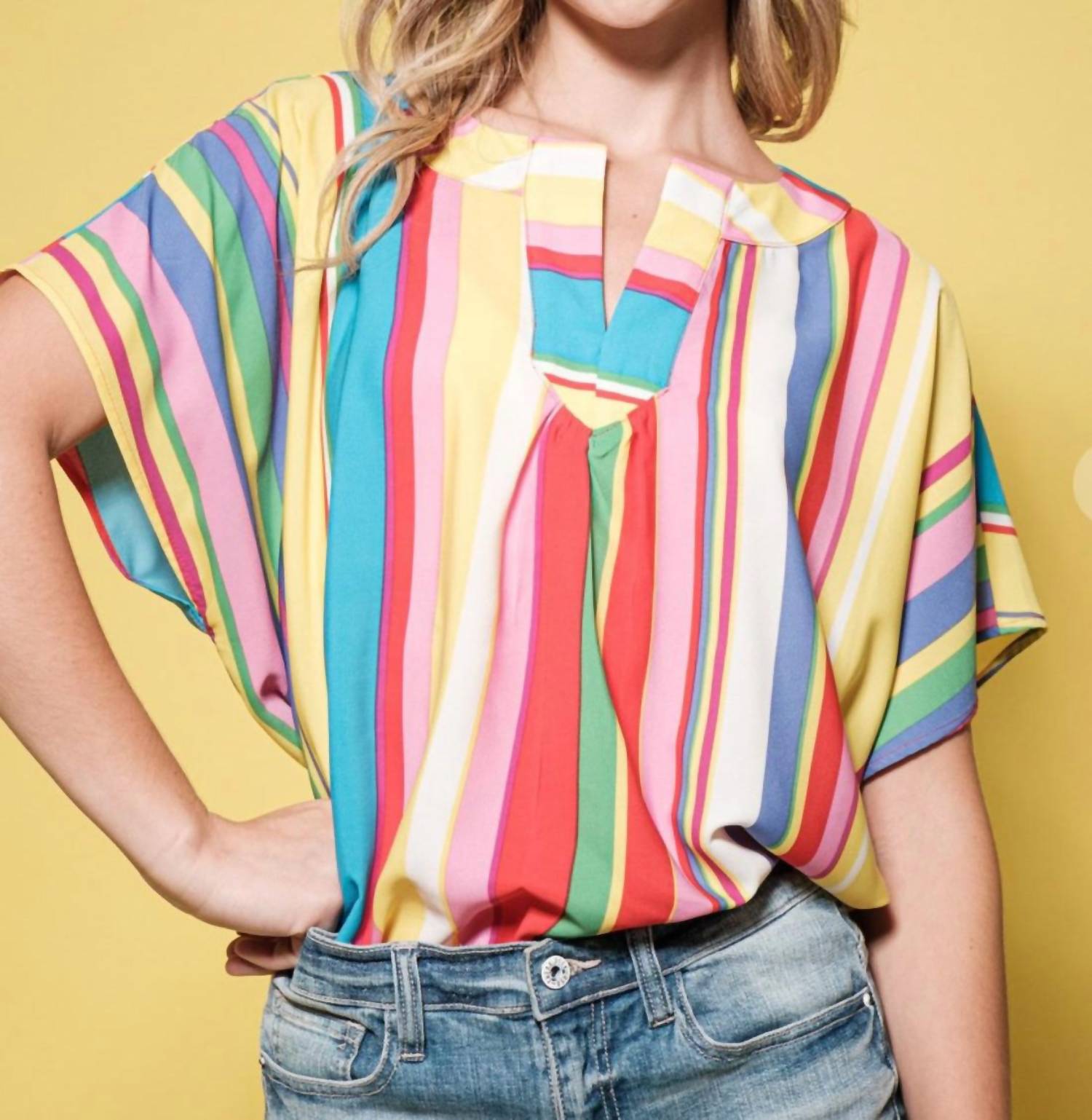 Ces Femme - Wildflower Short Sleeve Tunic