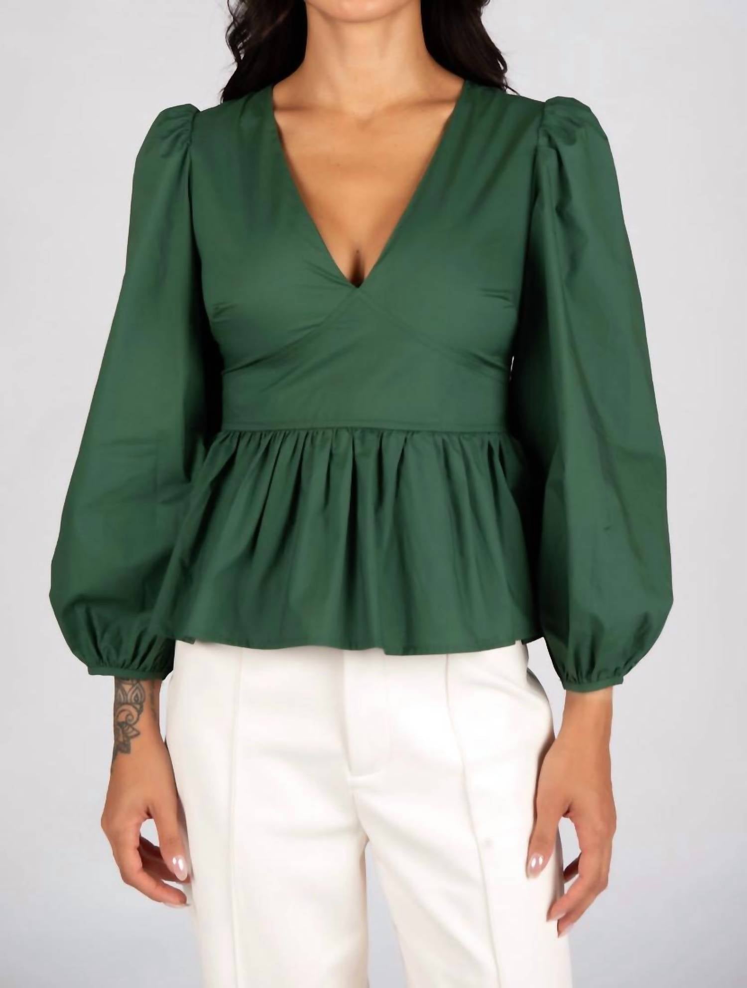 Sincerely Ours - Grace Balloon Sleeves Top