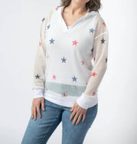 Michelle Mae - American Stars Mesh Hoodie