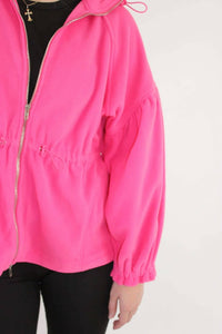 Tcec - Pop Adjustable Waist Cinching Jacket