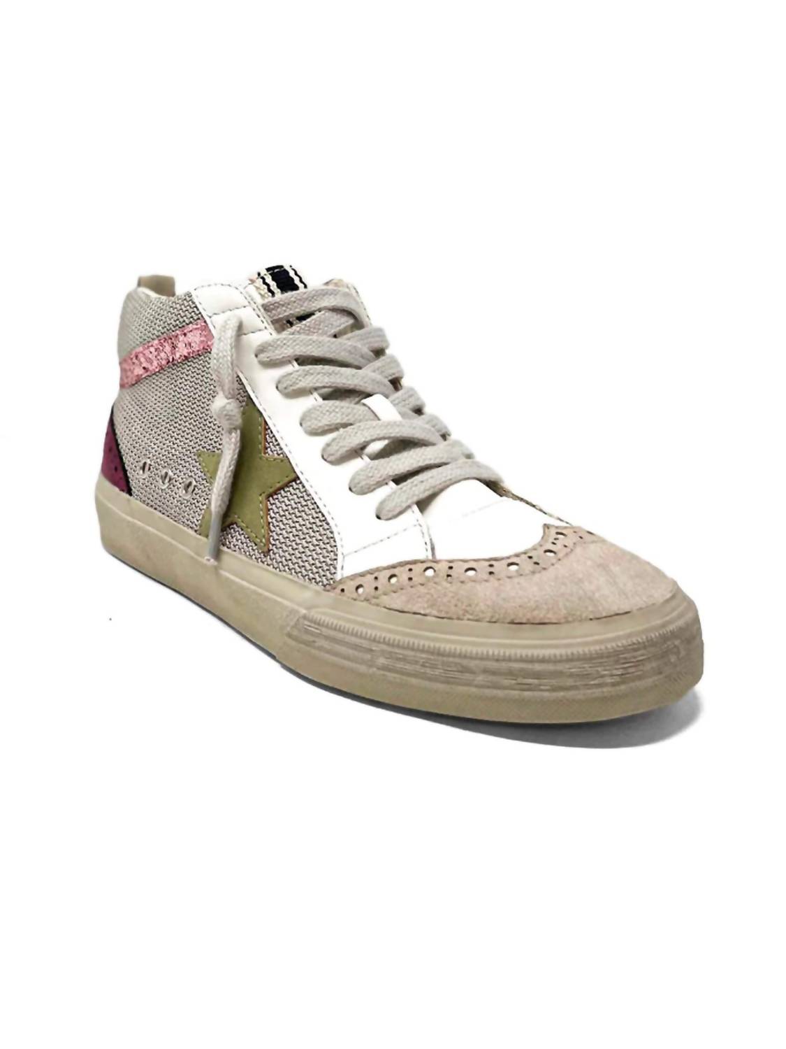 Shu Shop - Women's Gold High Top Sneaker