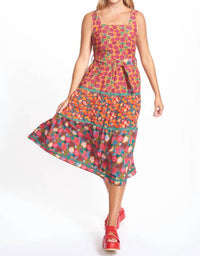 Emily Lovelock - Kathleen Multi Print Midi Sundress