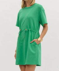 Entro - Drawstring Waist Dress