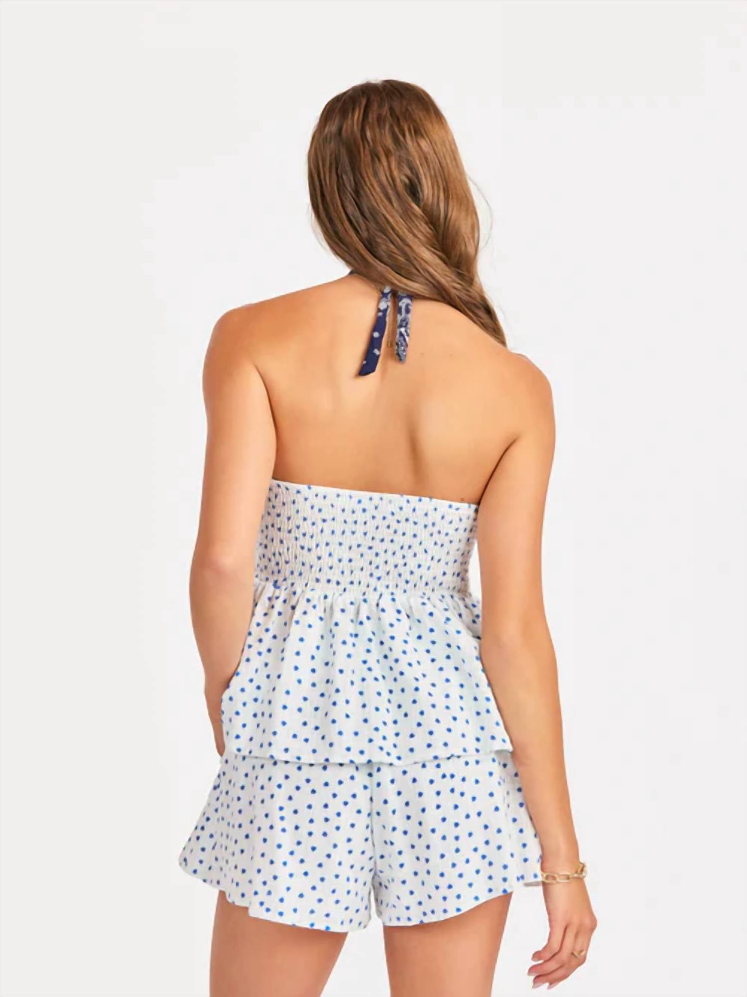 Sadie & Sage - Tidepool Strapless Top