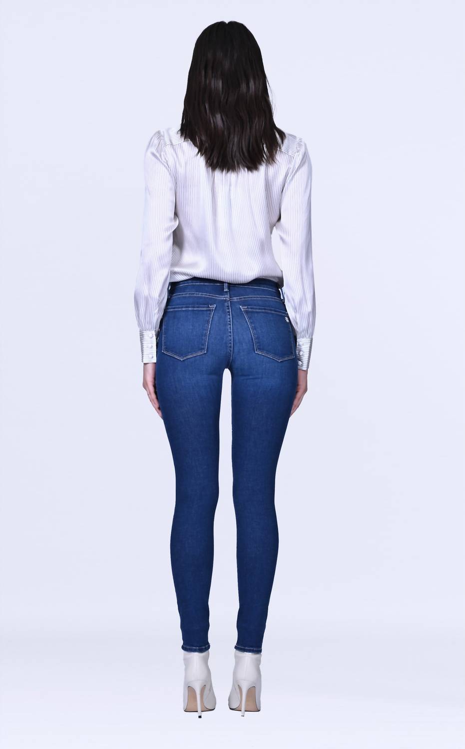 BLACK ORCHID Gisele High Rise Skinny Jean in sweet dreams - women's jeans - alternate view