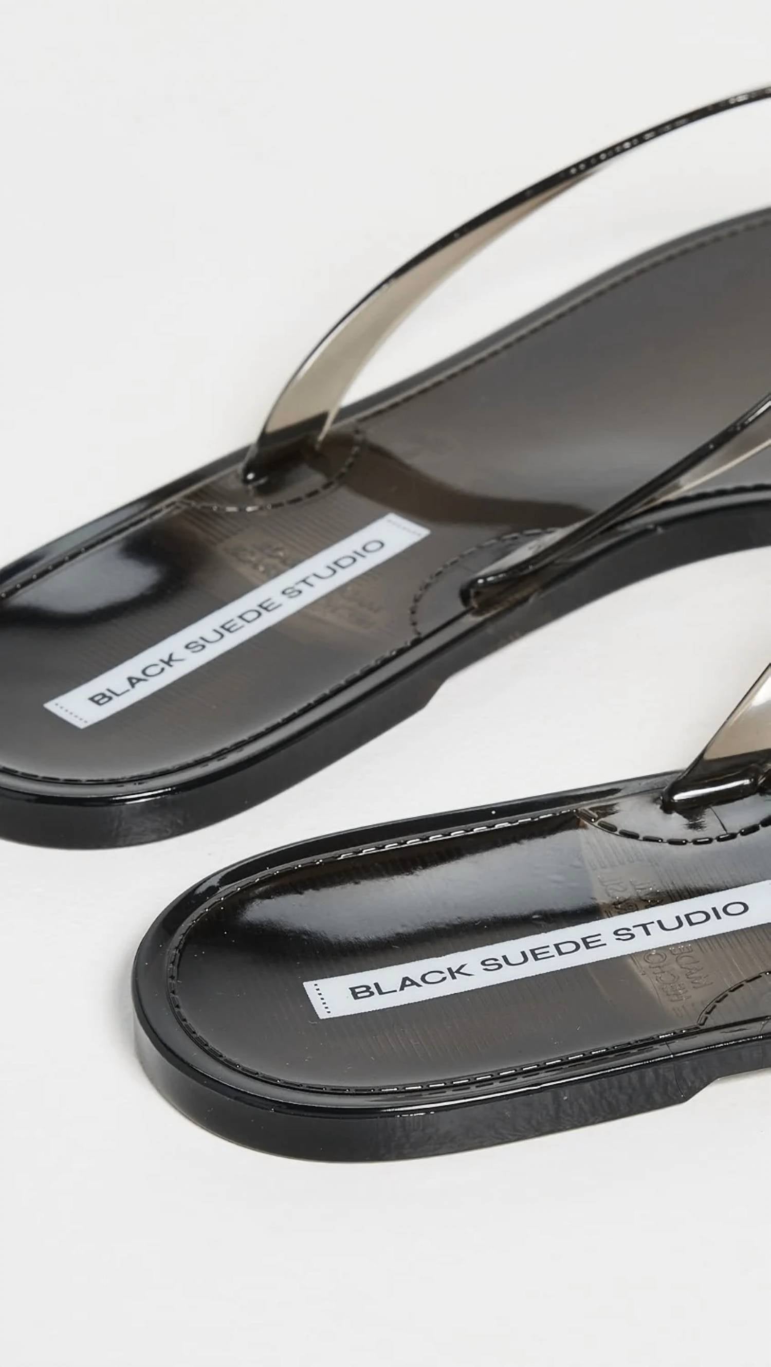 Black Suede Studio - Women's Crystal Sandal