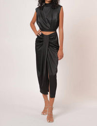 Line And Dot - Selma Satin Top