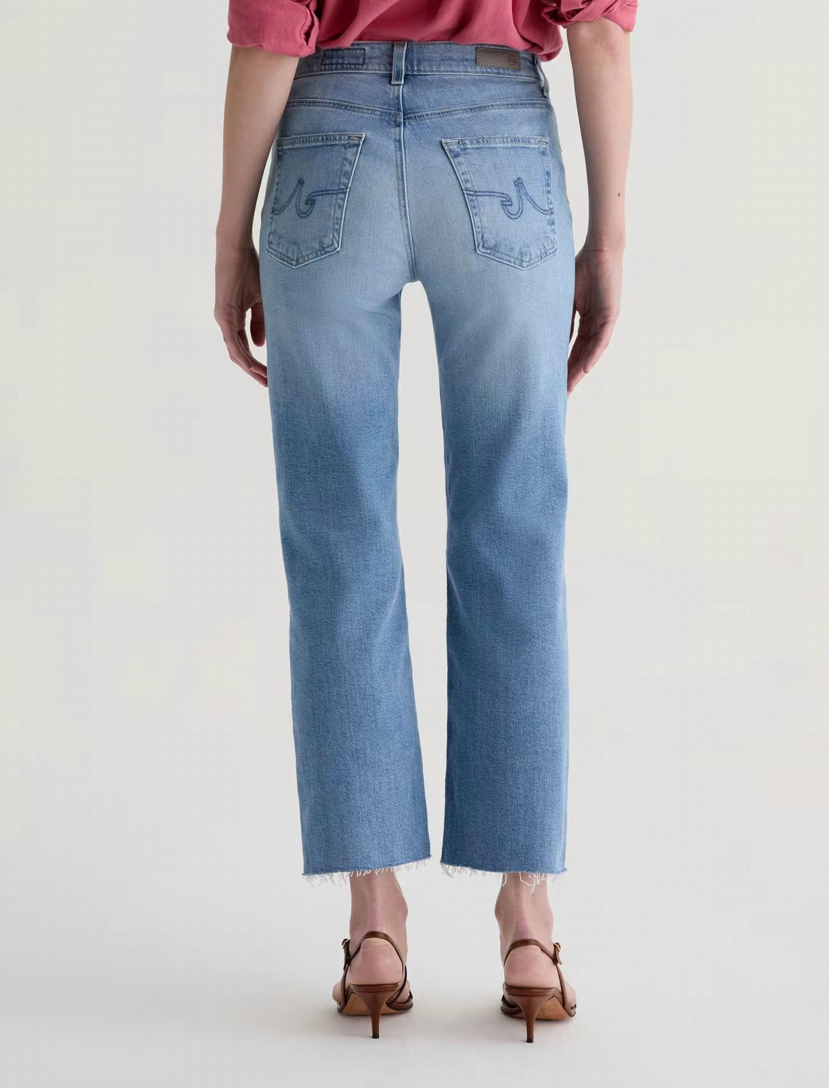 Ag Jeans - Brinley Crop Mid Rise Straight Jeans