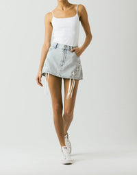 Blanknyc - Tie Breaker Mini Skirt