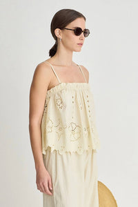 Apiece Apart - Embroidered Cami Top