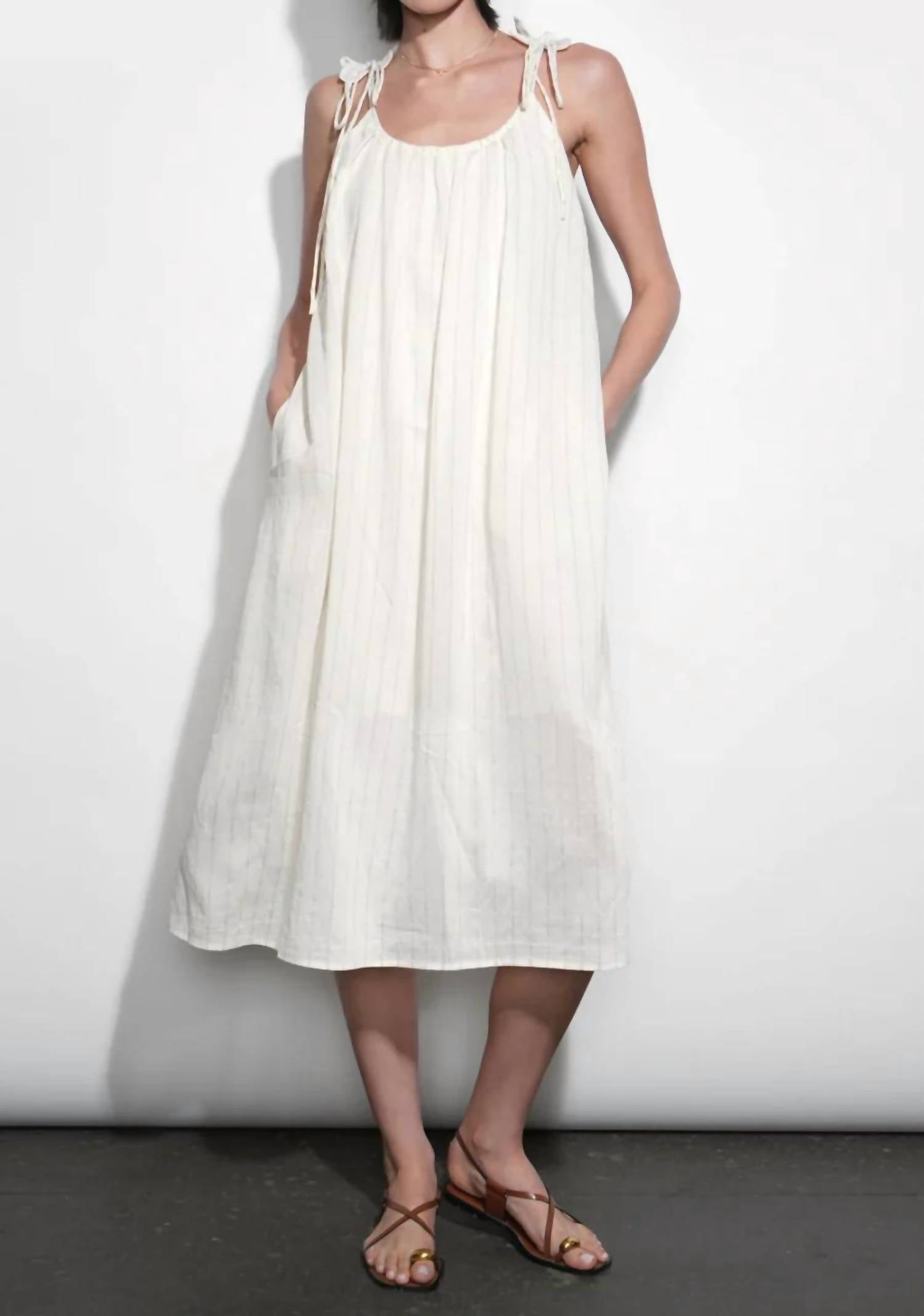 Greylin - Pauline Striped Midi Dress