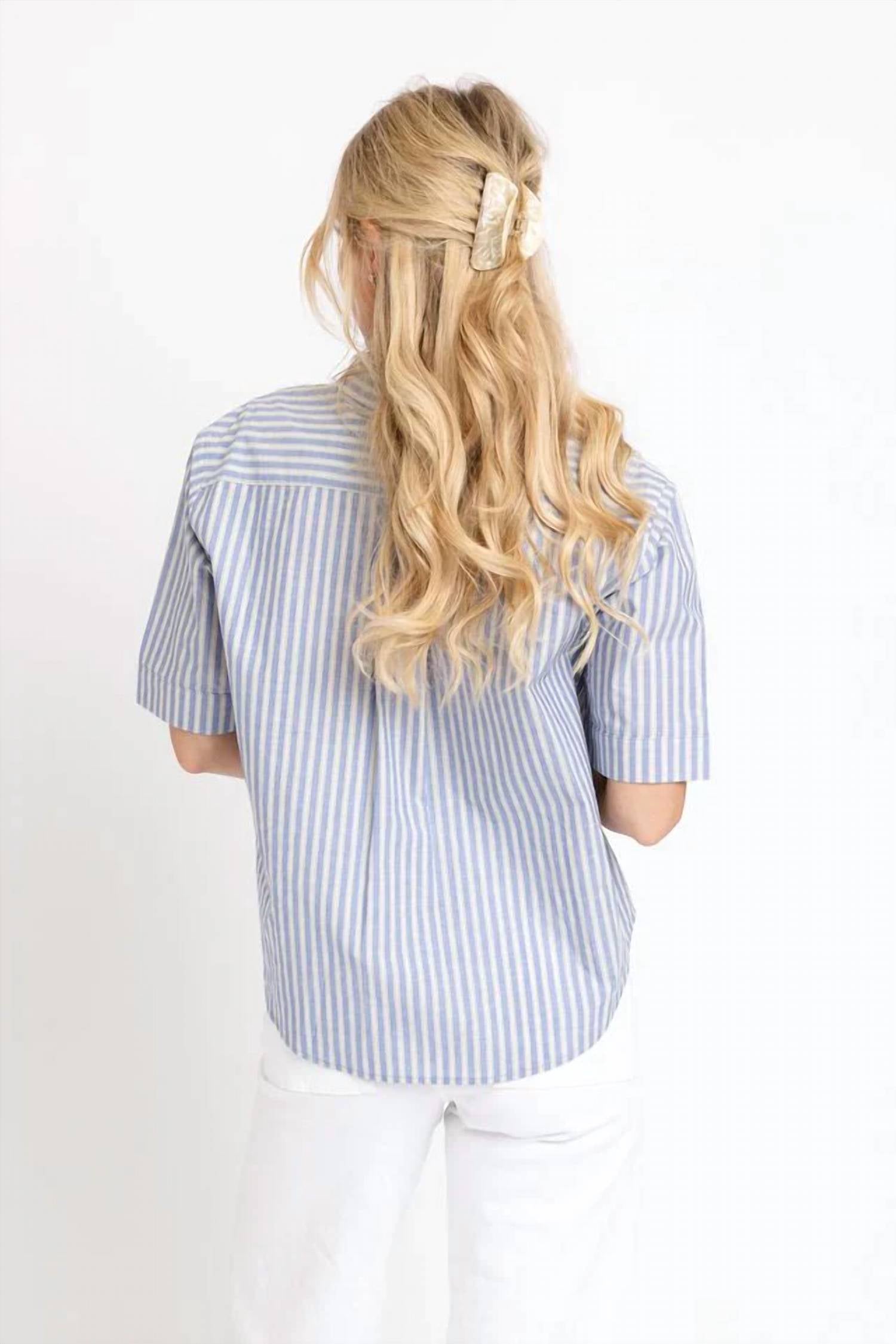 Karlie - Stripe Pocket Camp Top