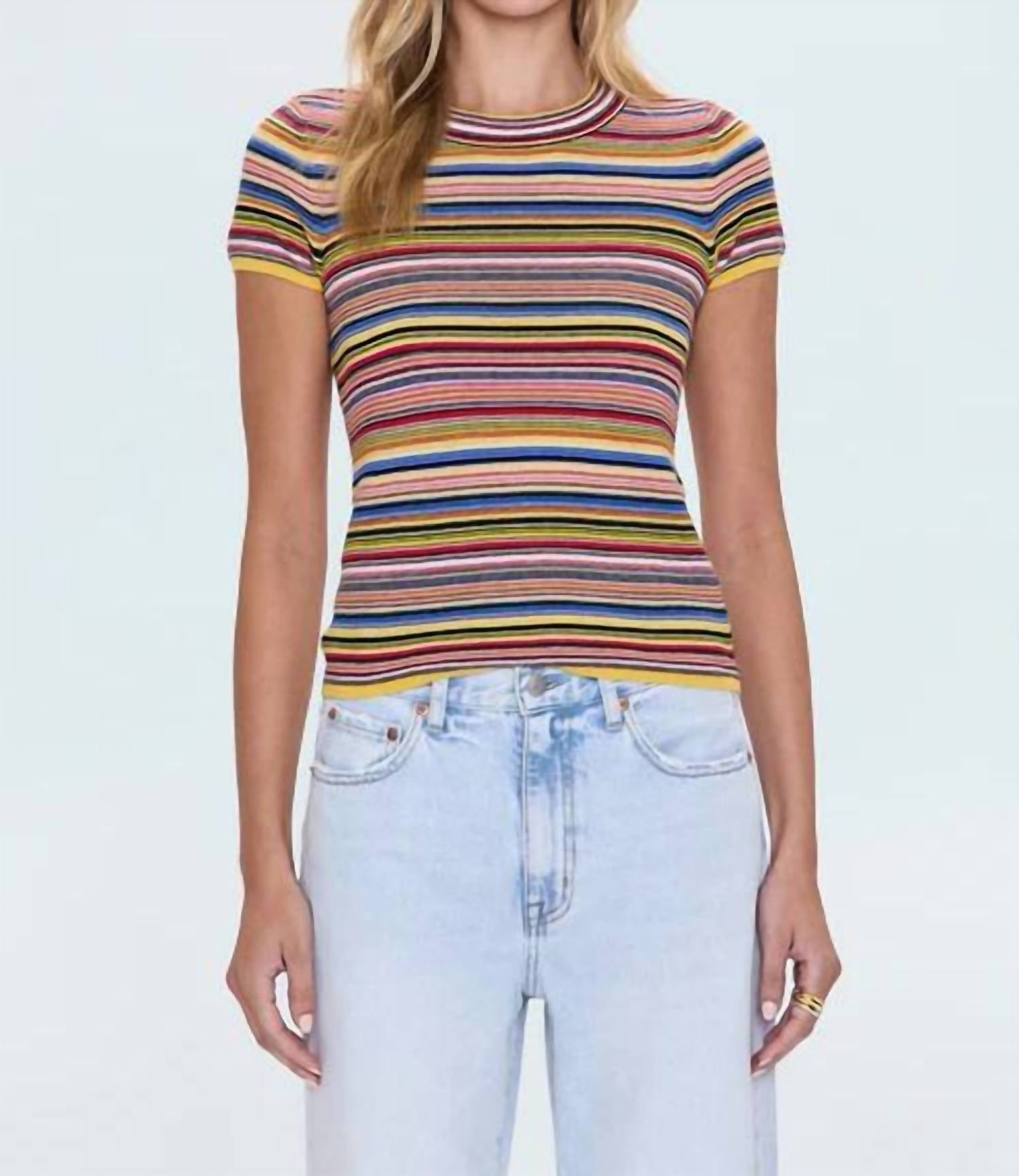 Pistola - Selene Striped Sweater Tee