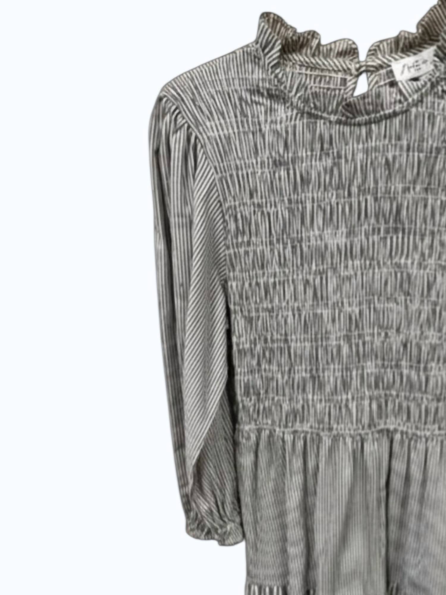 She + Sky - Women's Stripe Ruffle Dress