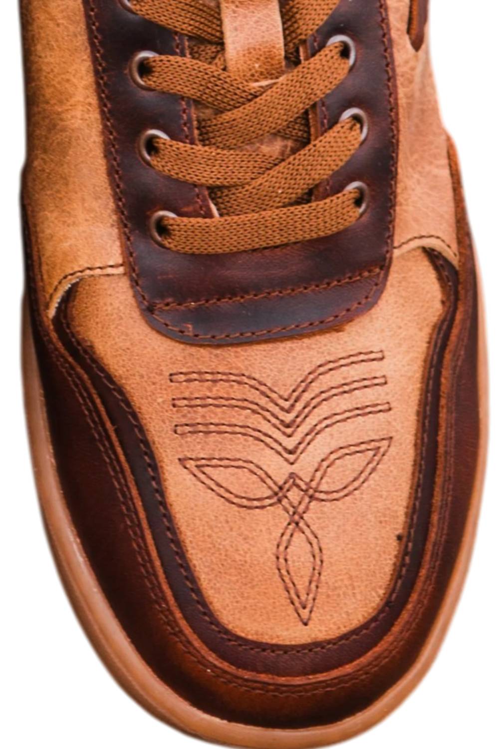 Agave Sky Women's The Jolene Tennis Sneaker in brown - women's sneaker - detail view