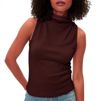 Michael Stars Chiara Tank in espresso - women's tank top