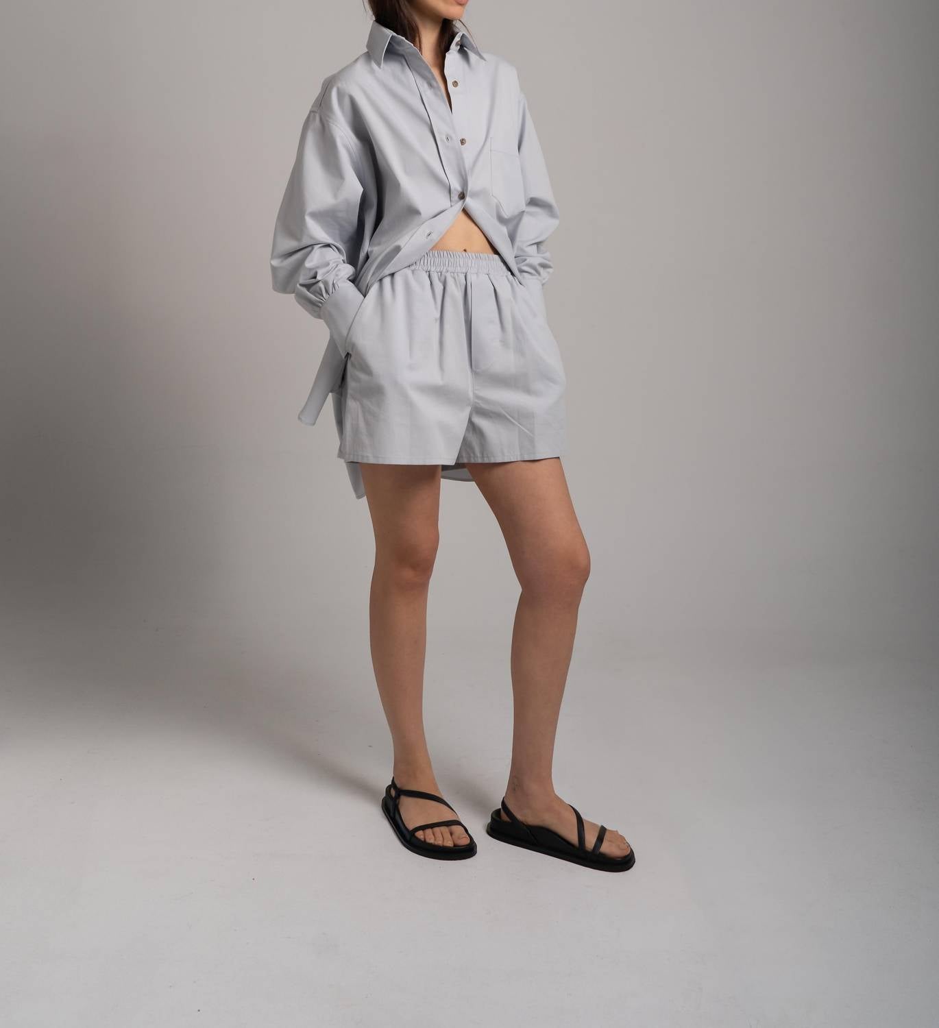 Sloan - Cotton Poplin Boyfriend Button-down Shirt