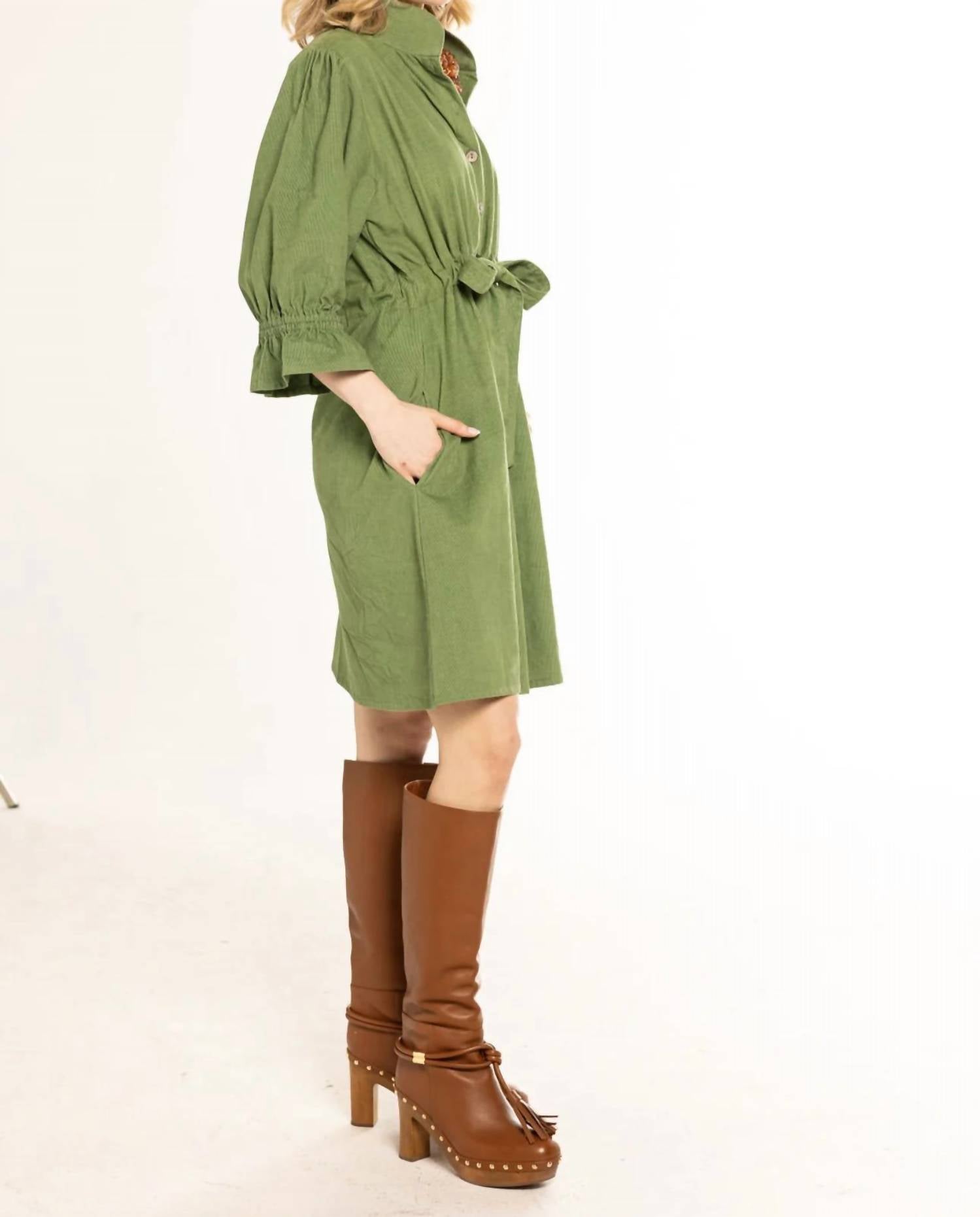 Holly Shae Design - Corduroy Mini Dress