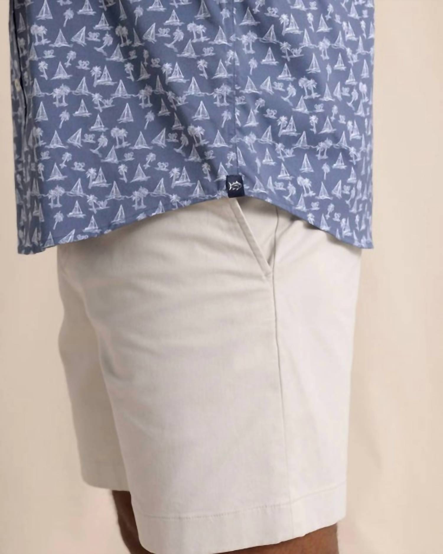 Southern Tide - Sail Away brrr°® Intercoastal Short Sleeve Sport Shirt