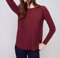 Charlie B - Knit Sweater With Lace-up Cuffs