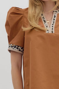 Entro - Samara Bubble Sleeve Top