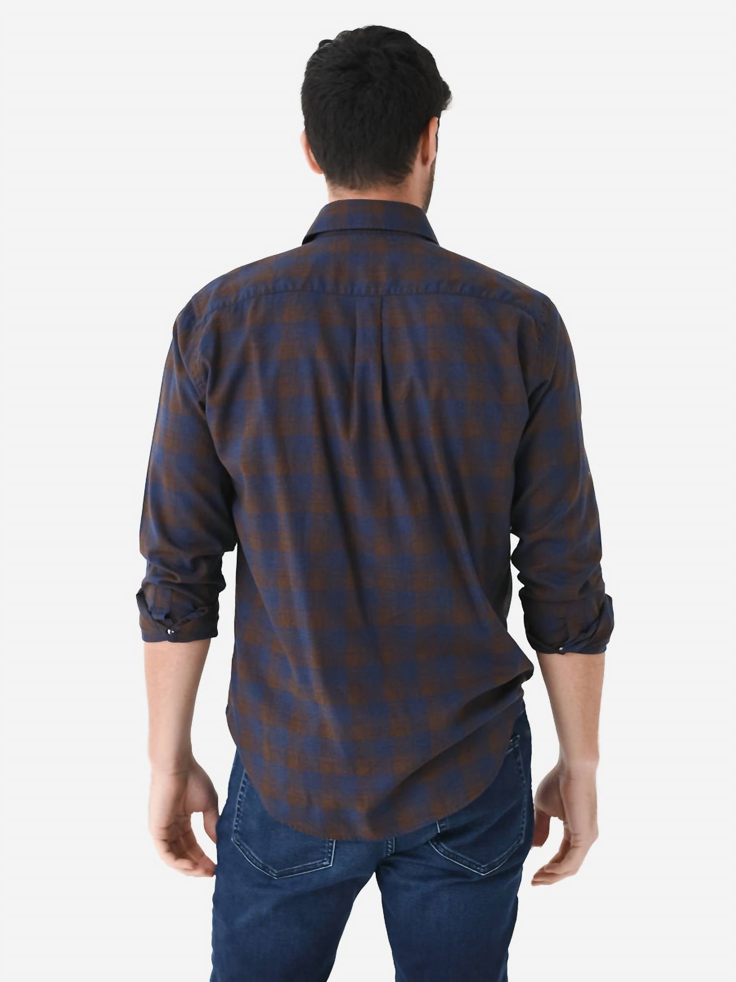 PETER MILLAR Men’s Button Down Shirt in navy - men's shirt - alternate view
