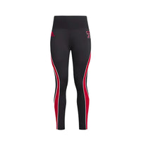 adidas Ladies' Texas Tech Stm Stripe Leggings in red - women's pants
