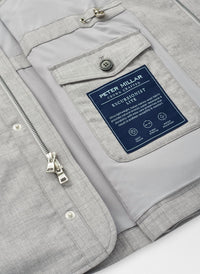 PETER MILLAR Excursionist Lite City Coat in platinum - men's jacket - view 4