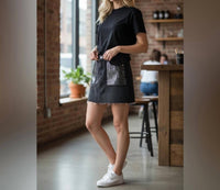 LUCKY BRAND Sequin Pocket Denim Skirt in black - women's skirt