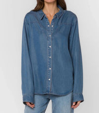 Velvet Heart - Darby Long Sleeve Snap Denim Shirt