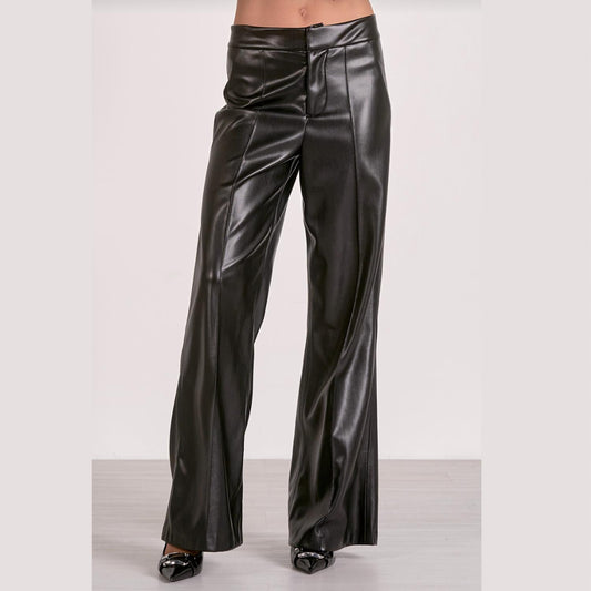 Elan - Iris Vegan Leather Pant