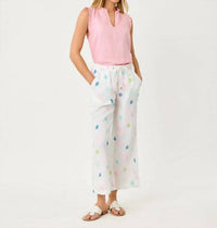 Lilly Pulitzer - BRAWLEY LINEN CROP PANT