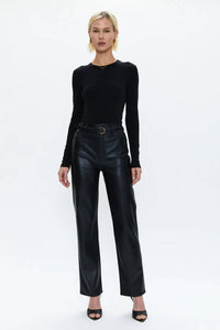 Pistola - Bailey Long Sleeve Crew Neck Thong Bodysuit