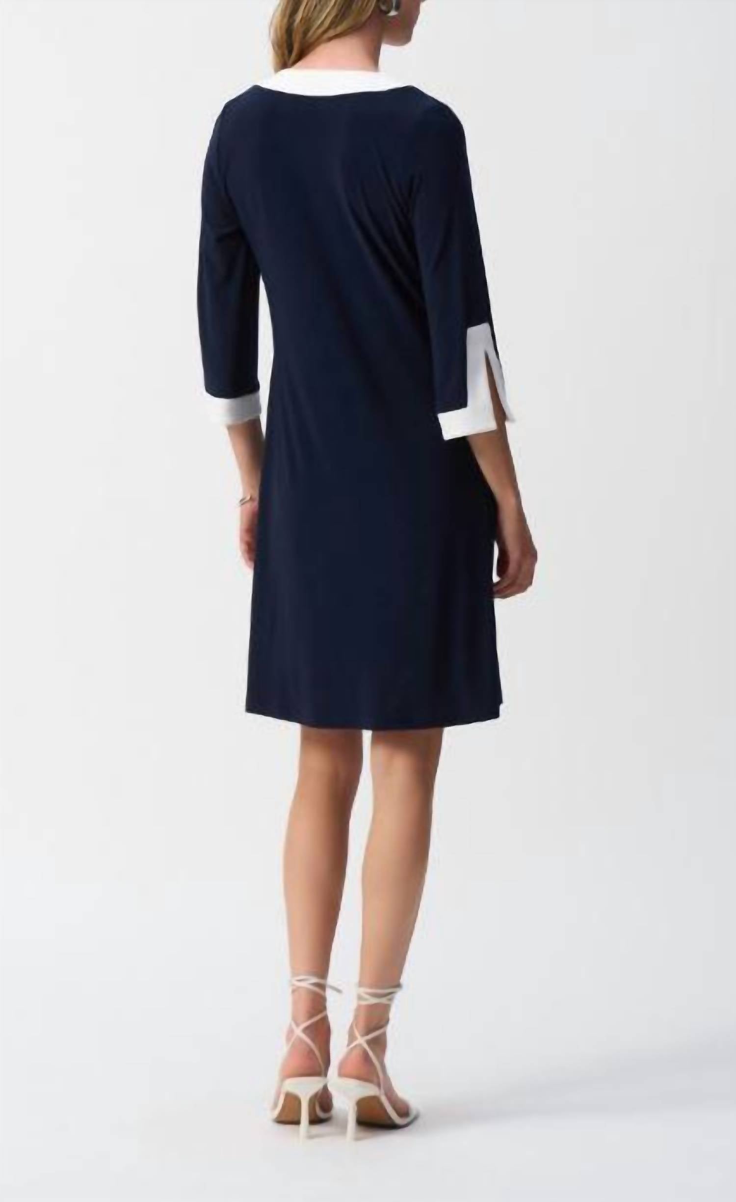 Joseph Ribkoff - Knee-length A-line Dress
